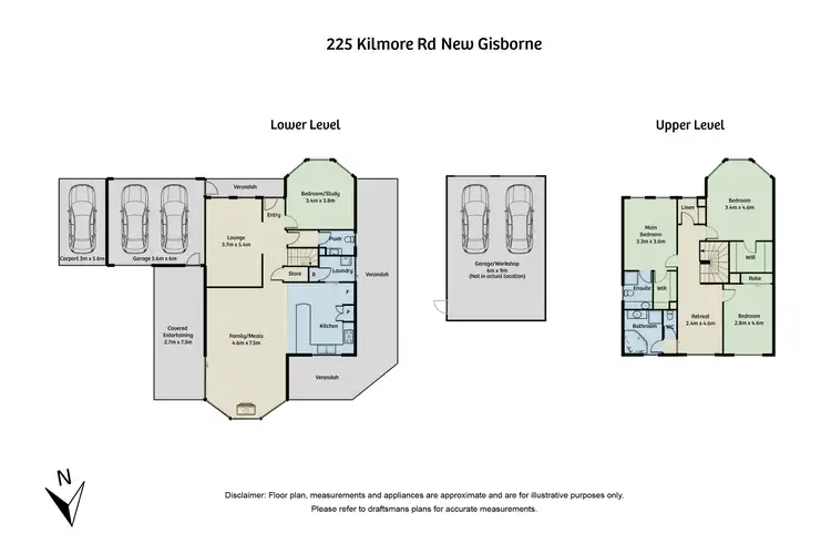 Floorplan of Homely house listing, 225 Kilmore Road, New Gisborne VIC 3438