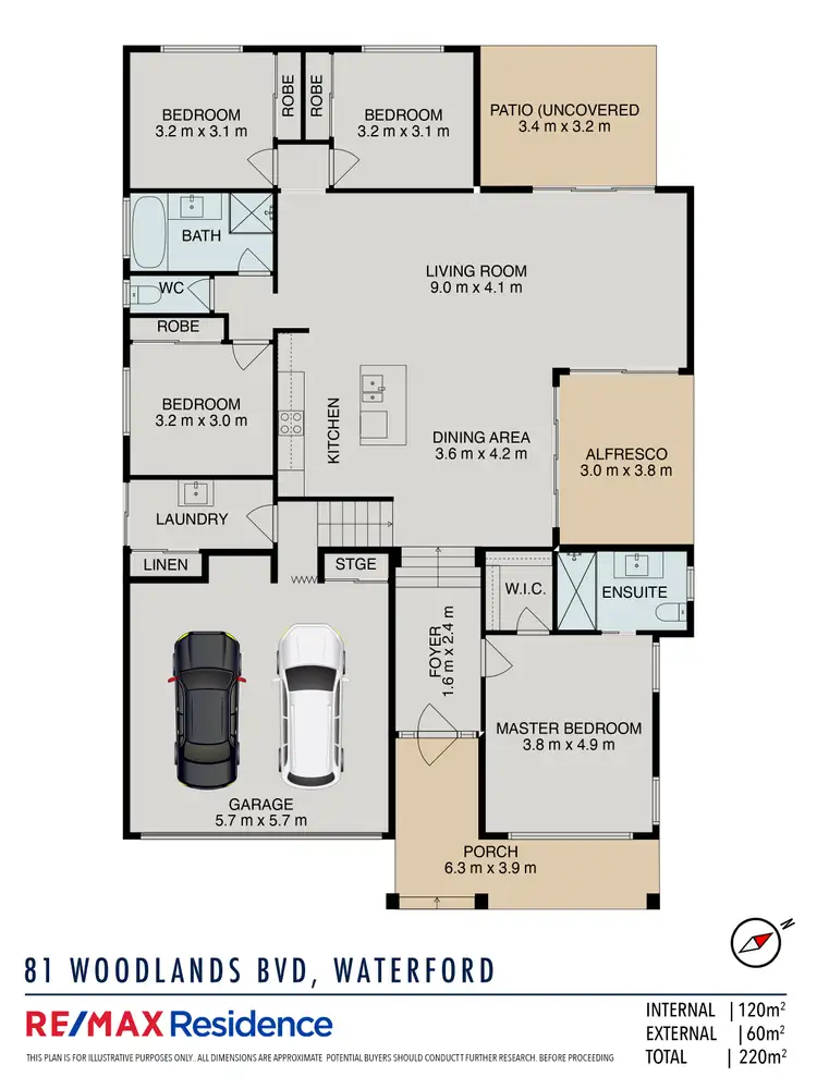 Floorplan of Homely house listing, 81 Woodlands Boulevard, Waterford QLD 4133