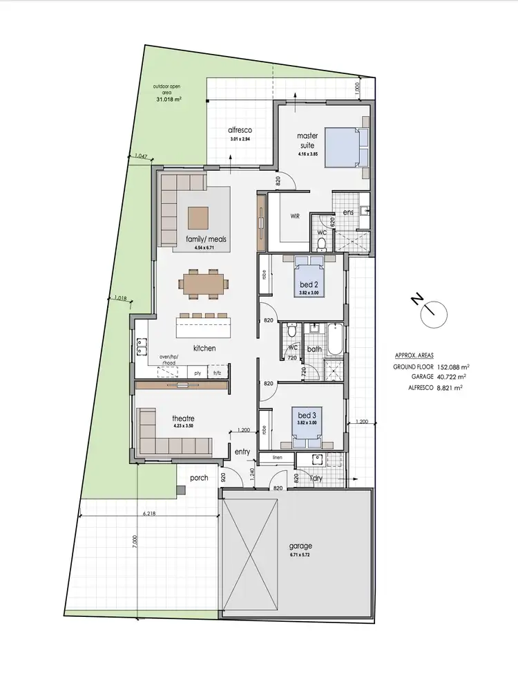 Floorplan of Homely house listing, 20 Playground Drive, Ferndale WA 6148