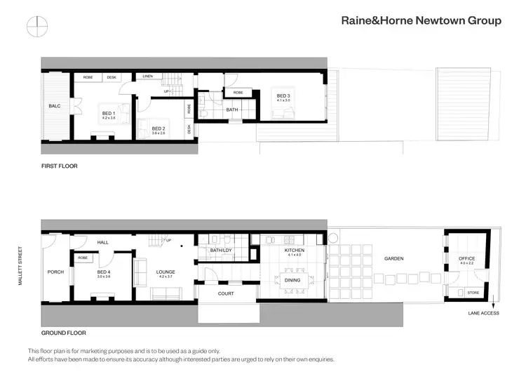 Floorplan of Homely house listing, 58 Mallett Street, Camperdown NSW 2050