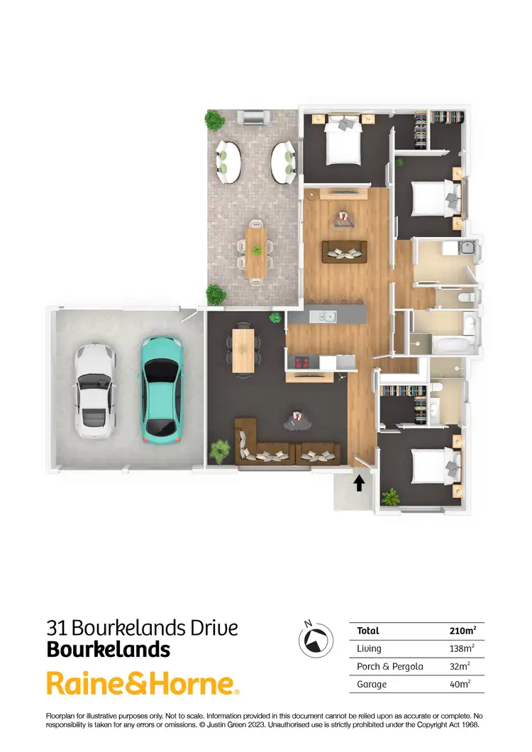 Floorplan of Homely house listing, 31 Bourkelands Drive, Bourkelands NSW 2650