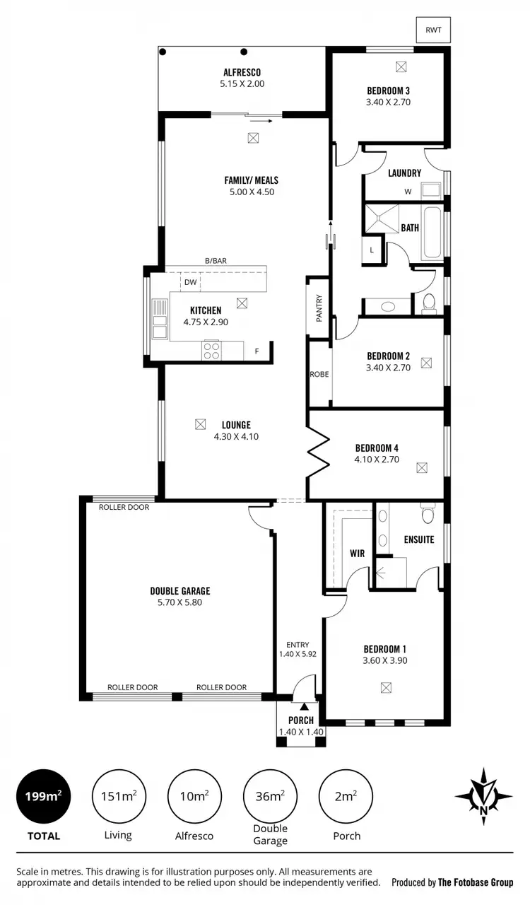 Floorplan of Homely house listing, 10 Belair Avenue, Port Willunga SA 5173