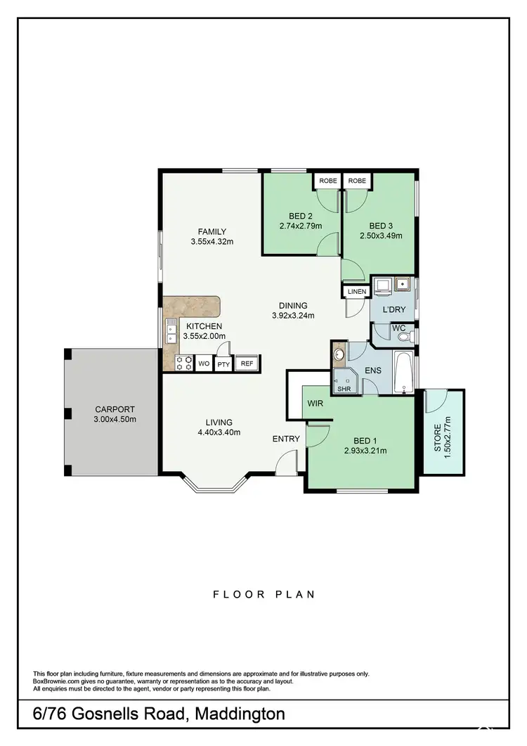Floorplan of Homely house listing, 6/76 Gosnells Road West, Maddington WA 6109