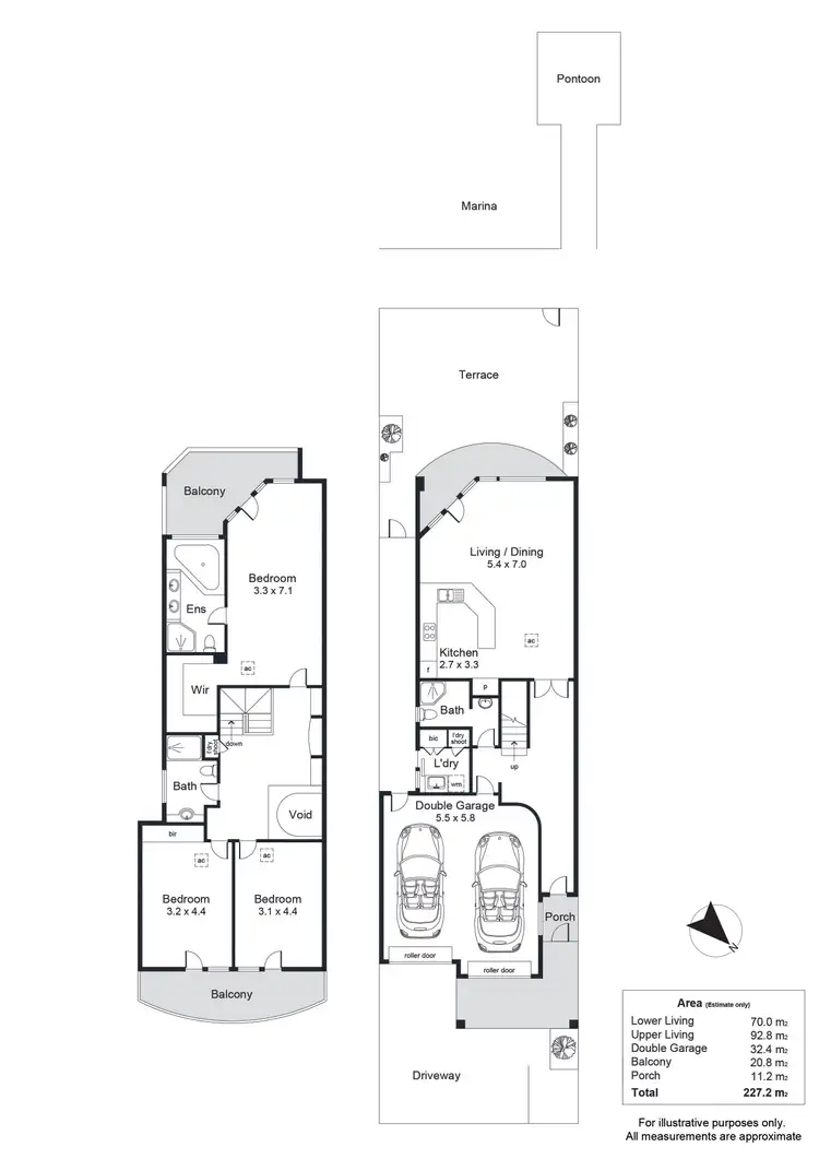 Floorplan of Homely house listing, 11a Alexa Road, North Haven SA 5018