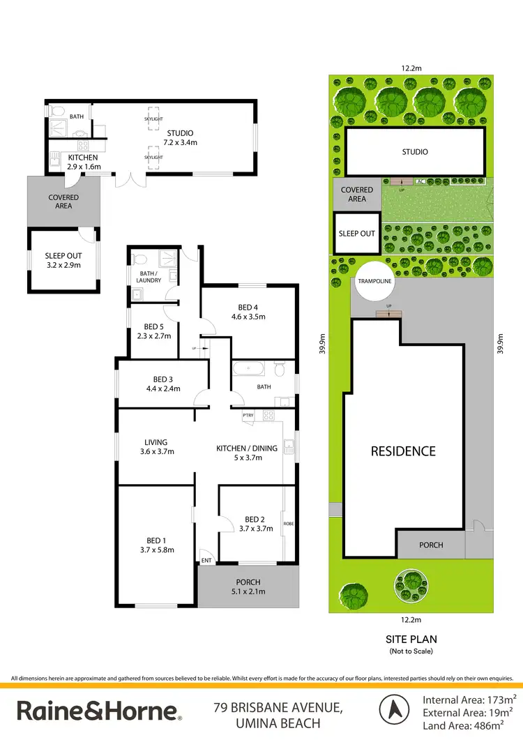 Floorplan of Homely house listing, 79 Brisbane Avenue, Umina Beach NSW 2257