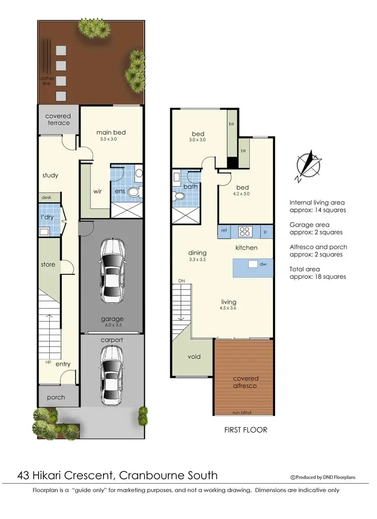 Floorplan of Homely house listing, 43 Hikari Crescent, Cranbourne South VIC 3977