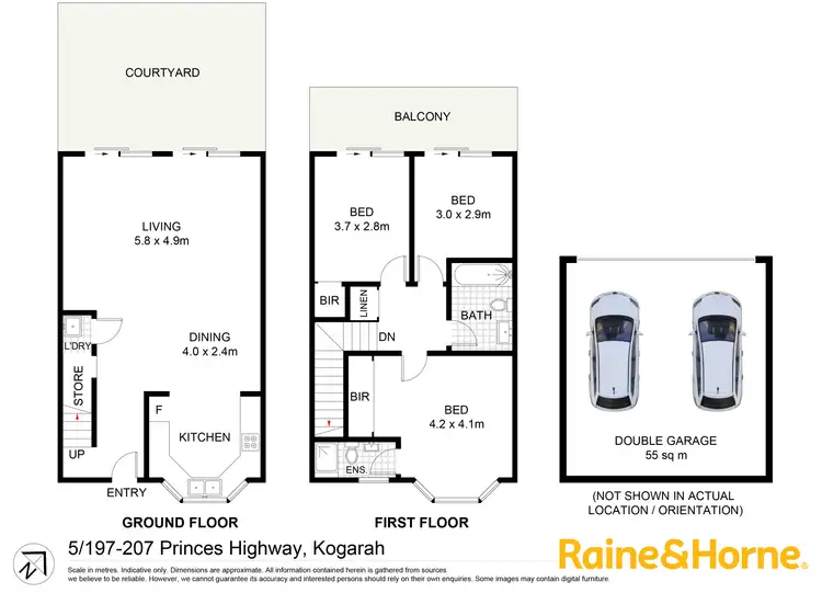 Floorplan of Homely townhouse listing, 5/197-207 Princes Highway, Kogarah NSW 2217