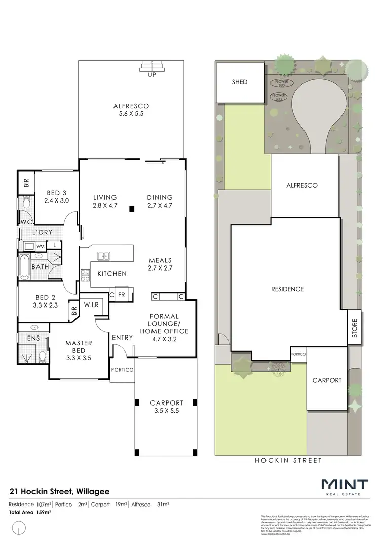 Floorplan of Homely house listing, 21 Hockin Street, Willagee WA 6156