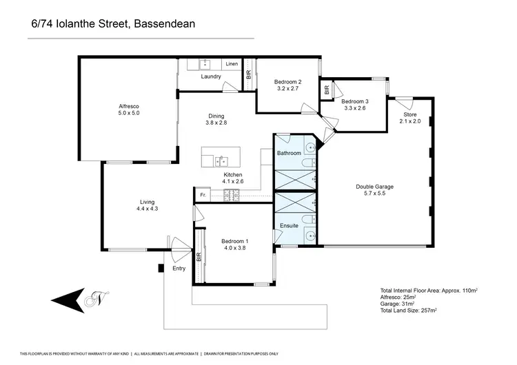 Floorplan of Homely house listing, 6/74 Iolanthe Street, Bassendean WA 6054
