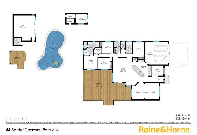Floorplan of Homely house listing, 44 Border Crescent, Pottsville NSW 2489
