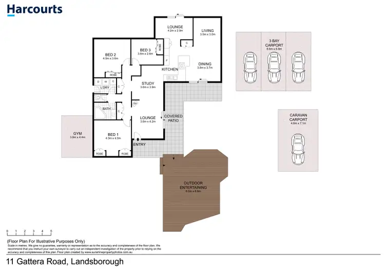 Floorplan of Homely house listing, 11 Gattera Road, Landsborough QLD 4550