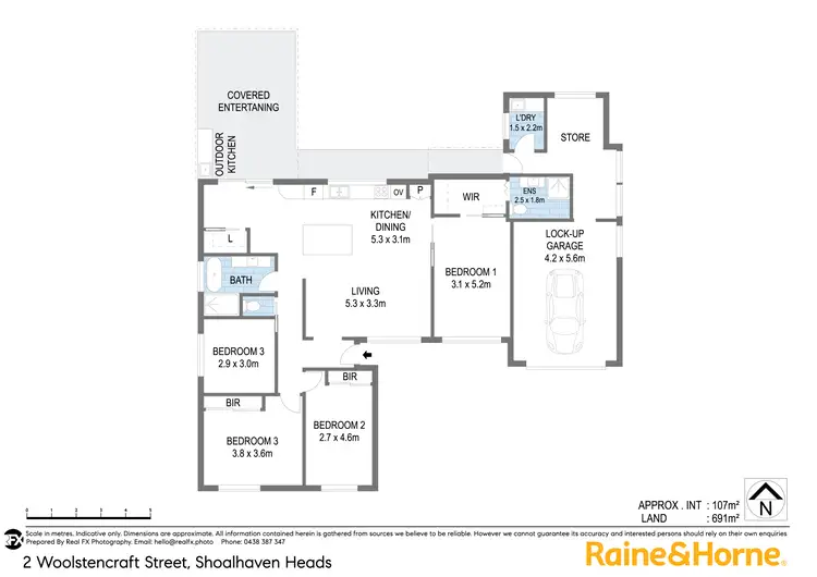 Floorplan of Homely house listing, 2 Woolstencraft Street, Shoalhaven Heads NSW 2535