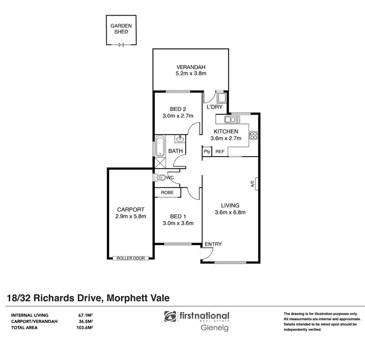 Floorplan of Homely house listing, 18/32 Richards Drive, Morphett Vale SA 5162