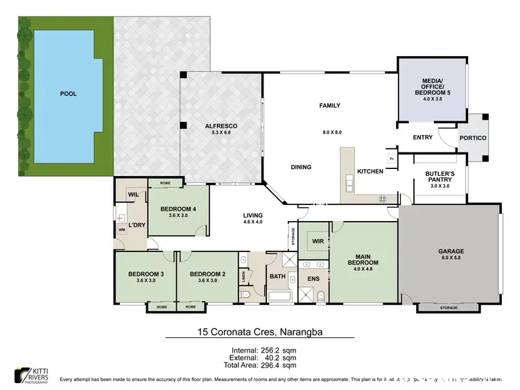 Floorplan of Homely house listing, 15 Coronata Crescent, Narangba QLD 4504