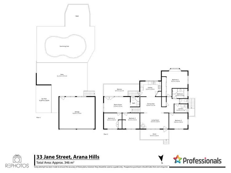 Floorplan of Homely house listing, 33 Jane Street, Arana Hills QLD 4054