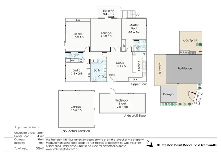 Floorplan of Homely villa listing, 4/31 Preston Point Road, East Fremantle WA 6158