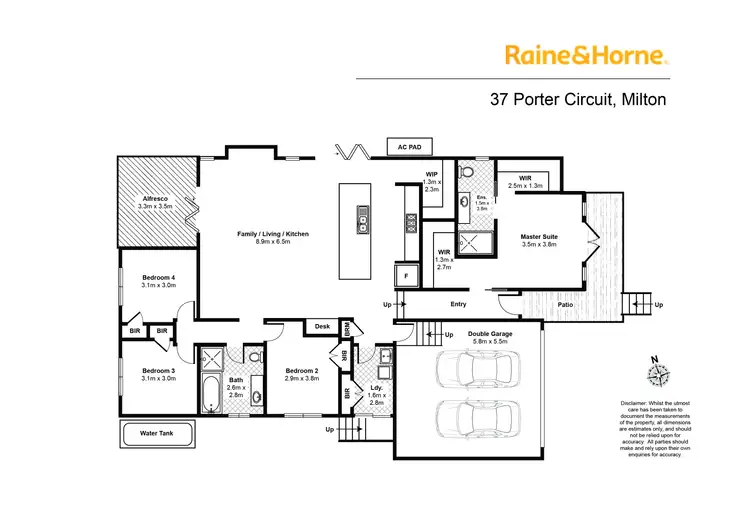 Floorplan of Homely house listing, 37 Porter Circuit, Milton NSW 2538