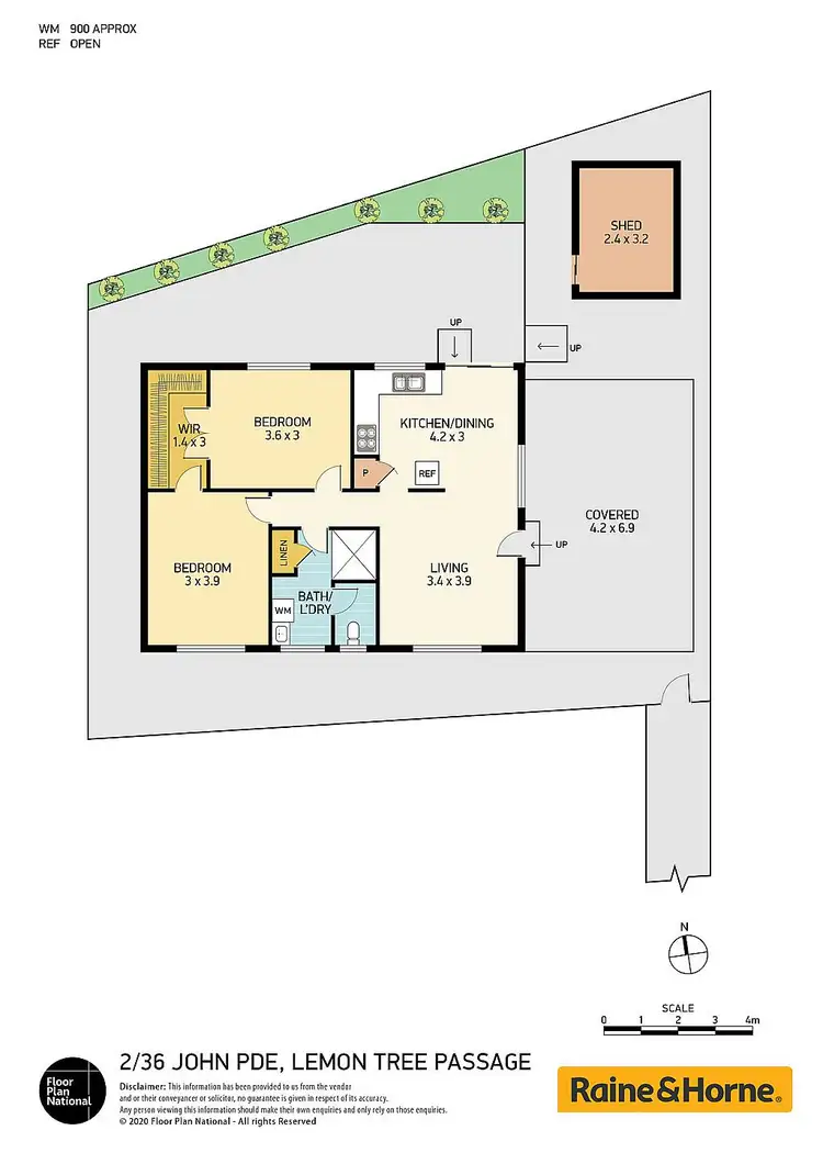 Floorplan of Homely house listing, 2/36 John Parade, Lemon Tree Passage NSW 2319