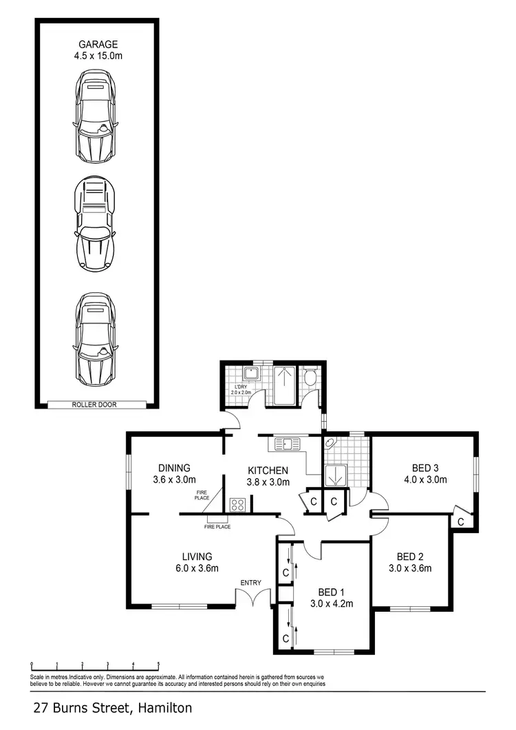 Floorplan of Homely house listing, 27 Burns Street, Hamilton VIC 3300