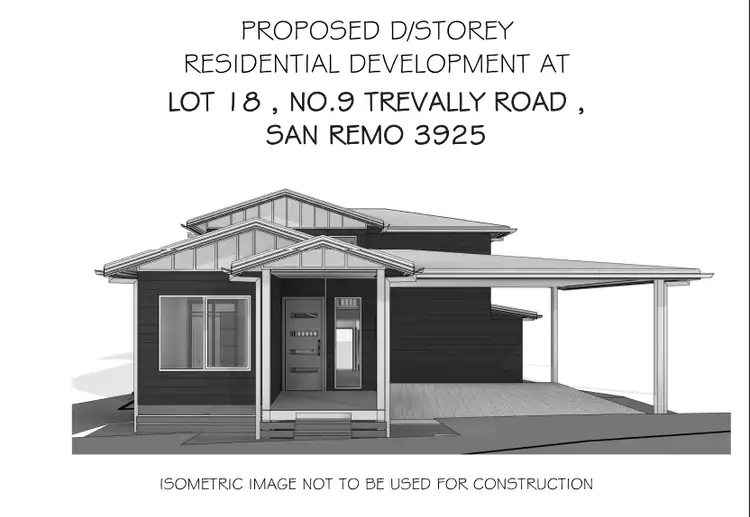 Floorplan of Homely land listing, 9 Trevally Road, San Remo VIC 3925