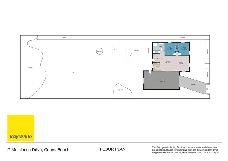 Floorplan of Homely house listing, 17 Melaleuca Drive, Cooya Beach QLD 4873