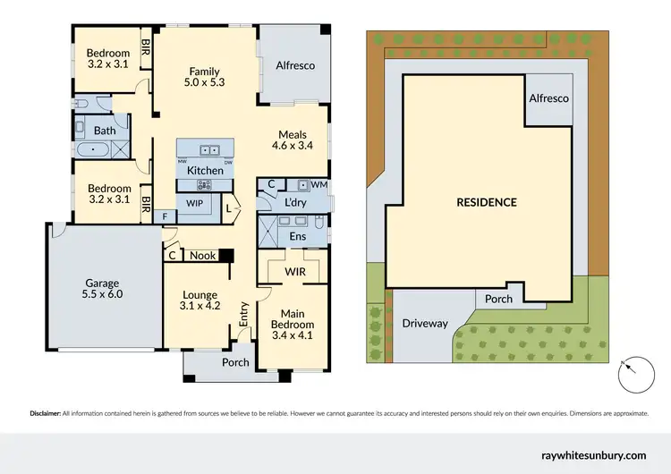 Floorplan of Homely house listing, 3 Fellview Crescent, Sunbury VIC 3429