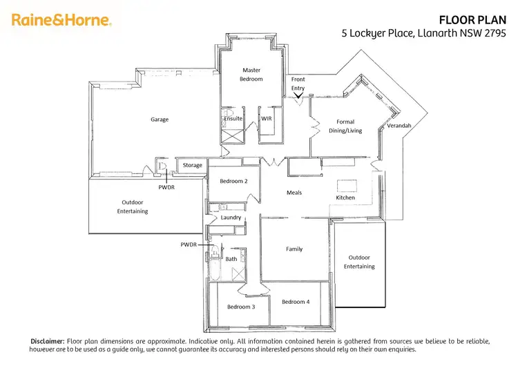 Floorplan of Homely house listing, 5 Lockyer Place, Llanarth NSW 2795
