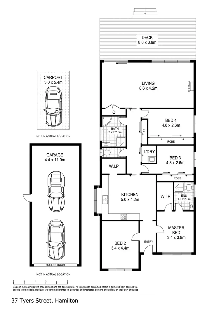 Floorplan of Homely house listing, 37 Tyers Street, Hamilton VIC 3300