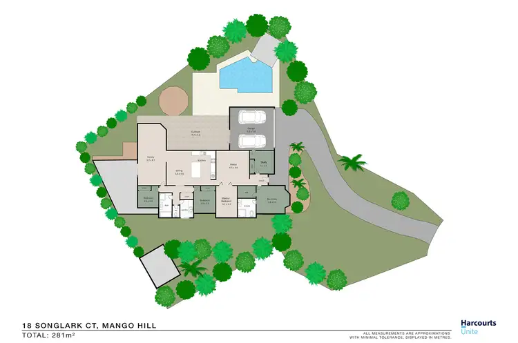 Floorplan of Homely house listing, 18 Songlark Court, Mango Hill QLD 4509