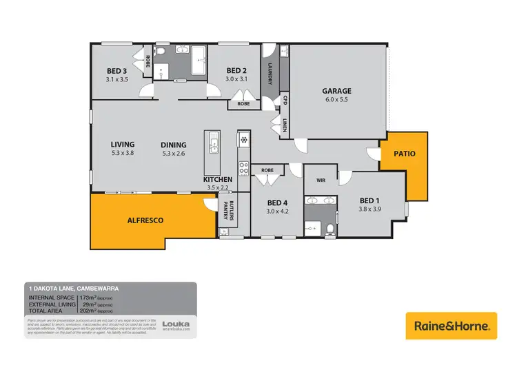 Floorplan of Homely house listing, 1 Dakota Lane, Cambewarra NSW 2540