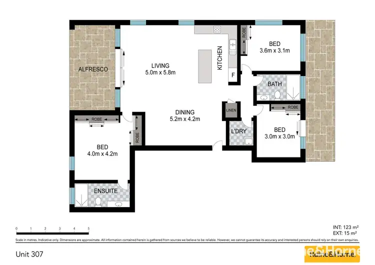 Floorplan of Homely apartment listing, 307/82 Mildura Street, Coffs Harbour NSW 2450