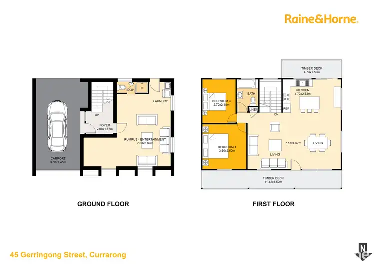 Floorplan of Homely house listing, 45 Gerringong Street, Currarong NSW 2540