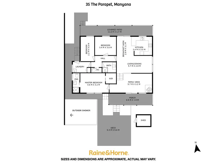 Floorplan of Homely house listing, 35 The Parapet, Manyana NSW 2539