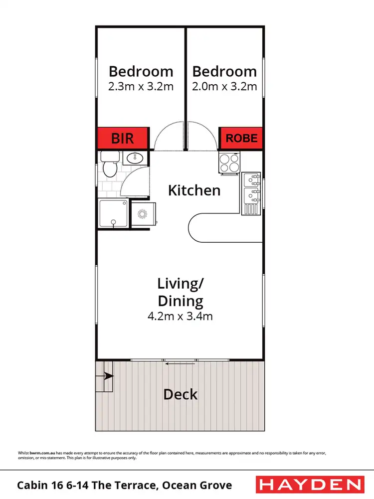 Floorplan of Homely other listing, 16/6-14 The Terrace, Ocean Grove VIC 3226