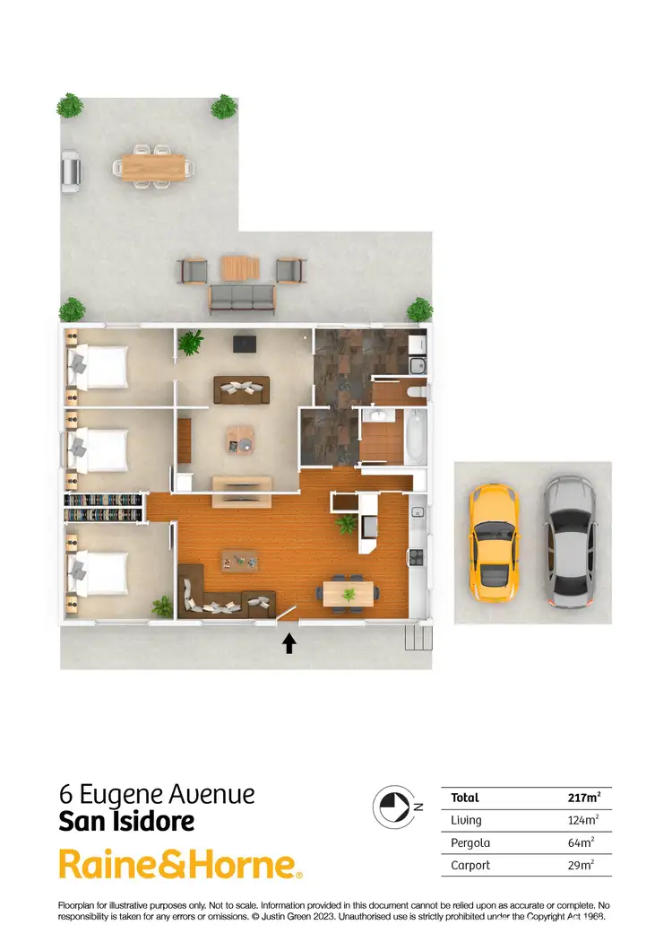 Floorplan of Homely house listing, 6 Eugene Avenue, San Isidore NSW 2650