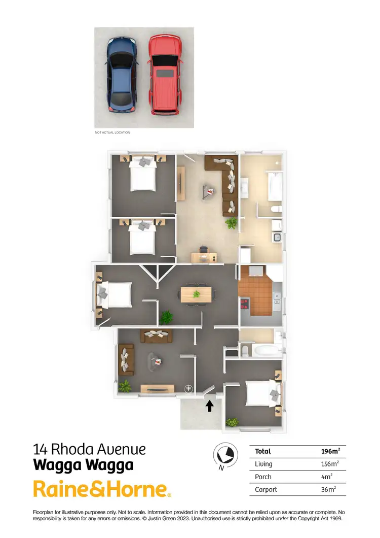 Floorplan of Homely house listing, 14 Rhoda Avenue, Wagga Wagga NSW 2650