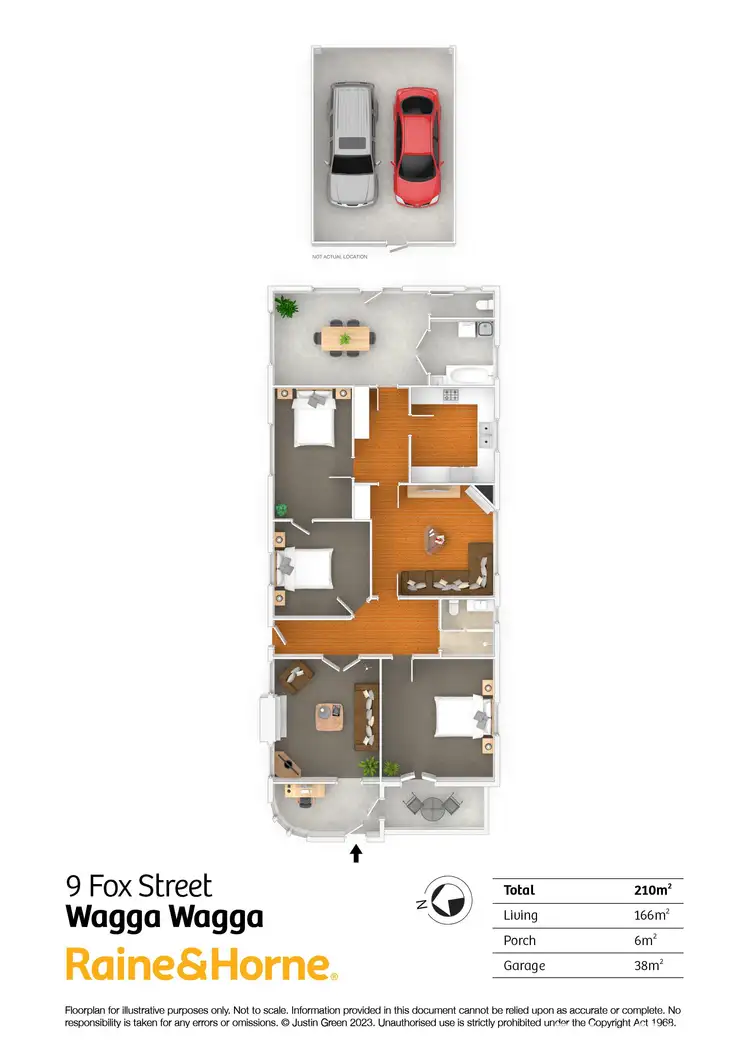 Floorplan of Homely house listing, 9 Fox Street, Wagga Wagga NSW 2650