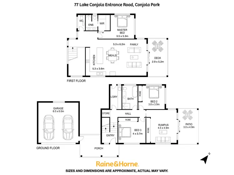 Floorplan of Homely house listing, 77 Lake Conjola Entrance Road, Conjola Park NSW 2539