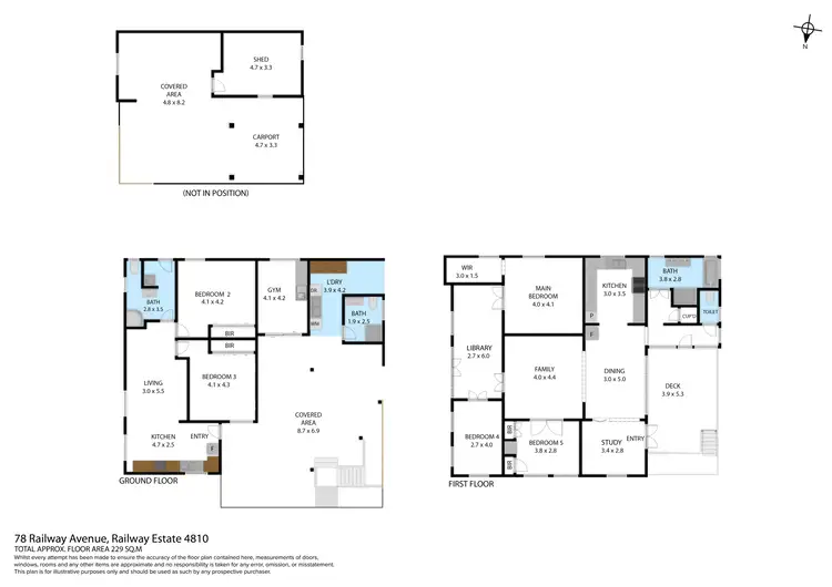 Floorplan of Homely house listing, 78 Railway Avenue, Railway Estate QLD 4810