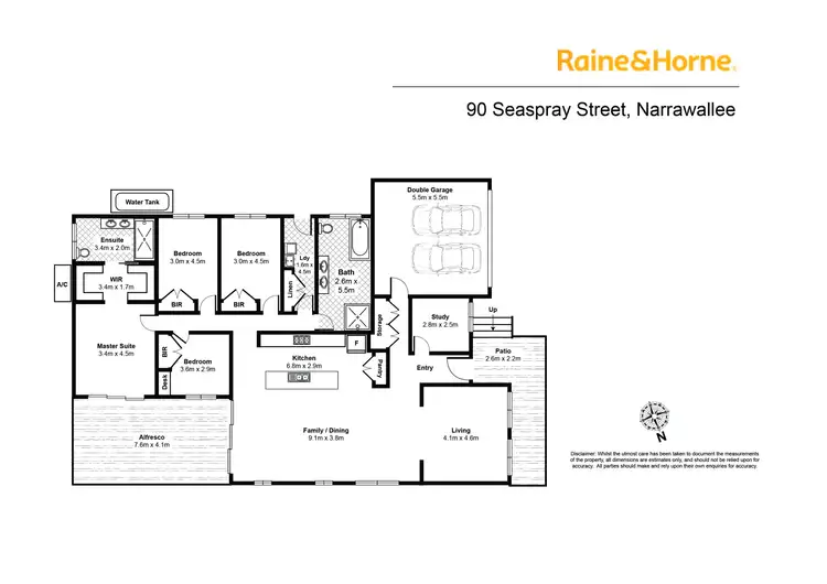Floorplan of Homely house listing, 90 Seaspray Street, Narrawallee NSW 2539