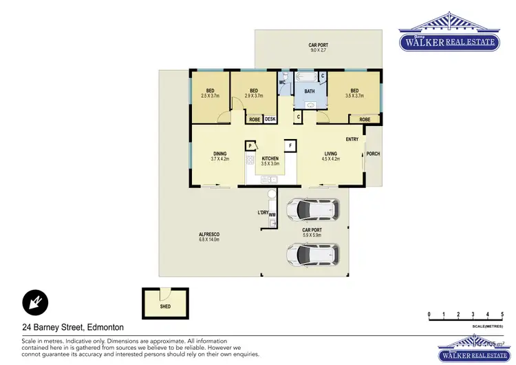 Floorplan of Homely house listing, 24 Barney Street, Edmonton QLD 4869