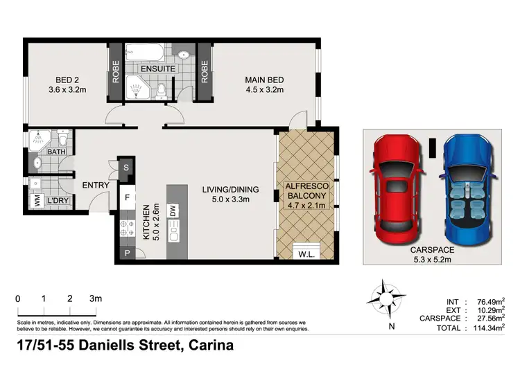 Floorplan of Homely unit listing, 17/51-55 Daniells Street, Carina QLD 4152
