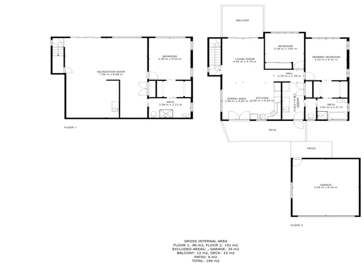 Floorplan of Homely house listing, 58 Seventeen Mile Rocks Road, Oxley QLD 4075