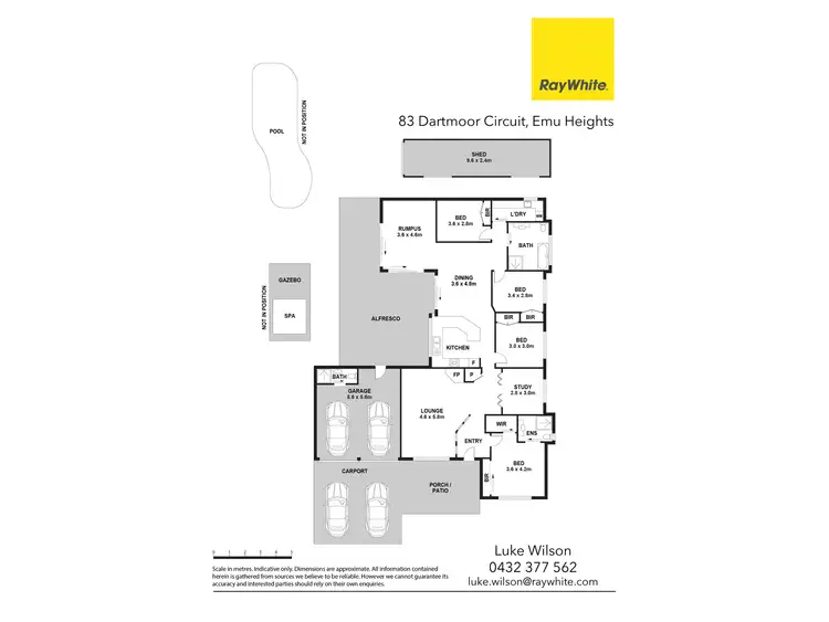 Floorplan of Homely house listing, 83 Dartmoor Circuit, Emu Heights NSW 2750