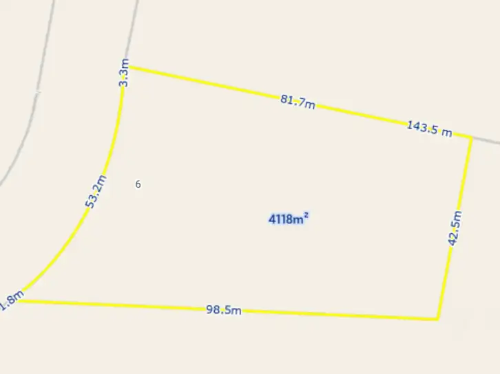 Floorplan of Homely land listing, 6 Hope Court, Orbost VIC 3888