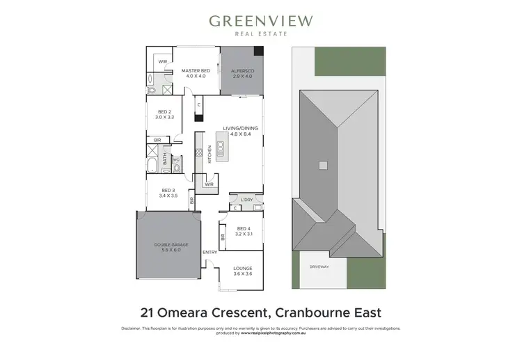 Floorplan of Homely house listing, 21 Omeara Crescent, Cranbourne East VIC 3977