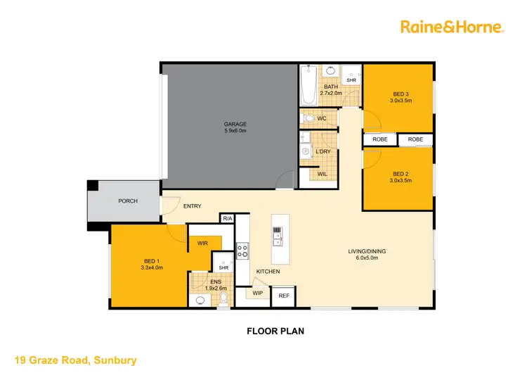 Floorplan of Homely house listing, 19 Graze Road, Sunbury VIC 3429