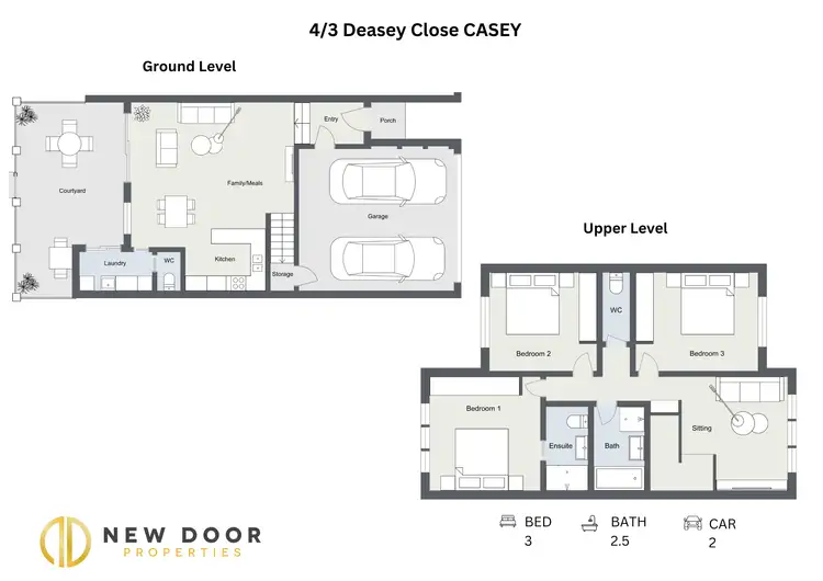 Floorplan of Homely house listing, 4/3 Deasey Close, Casey ACT 2913