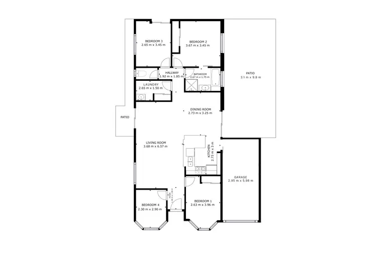 Floorplan of Homely house listing, 50 Dialba Crescent, Tingalpa QLD 4173