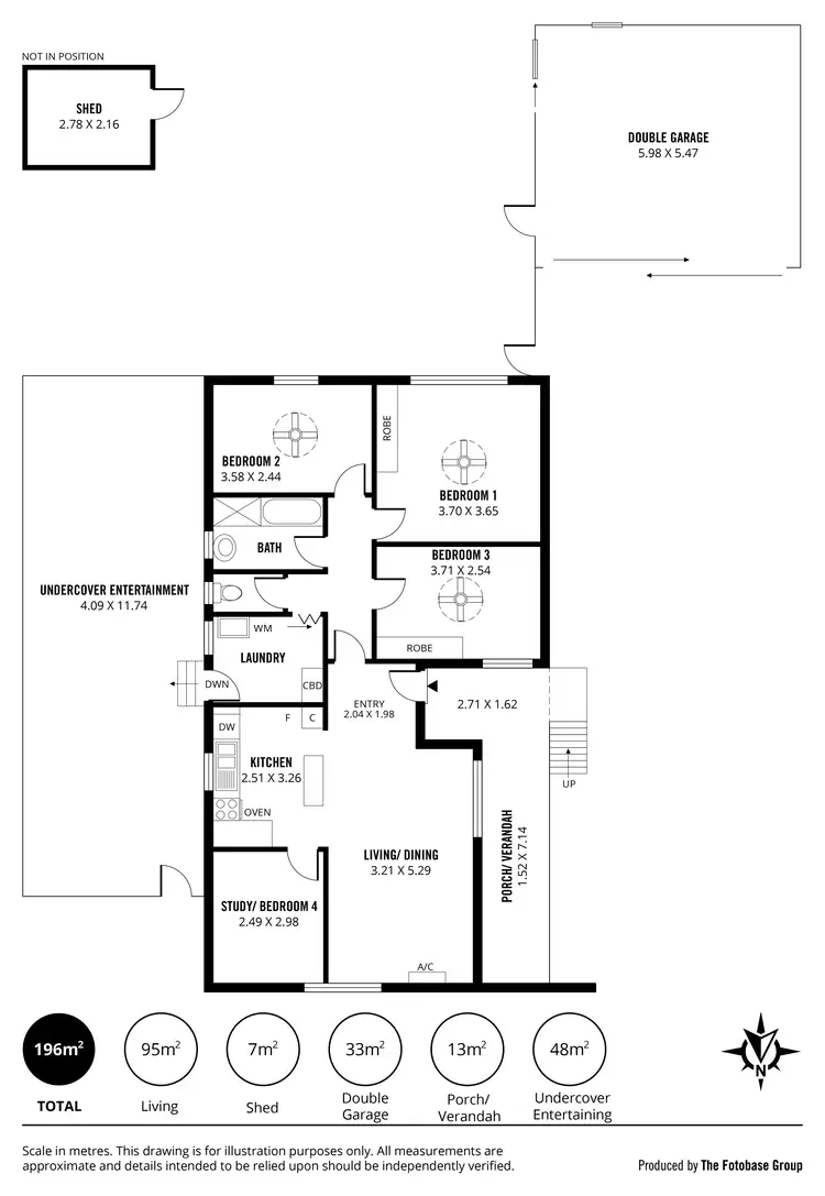 Floorplan of Homely house listing, 28 Valleyfair Road, Hackham West SA 5163